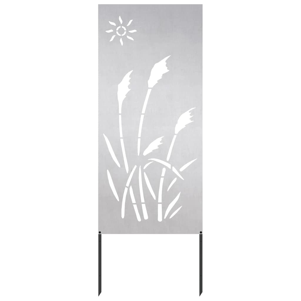 Garten dekoratives Panel Sonstiges Silber 50 x 140 cm Edelstahl