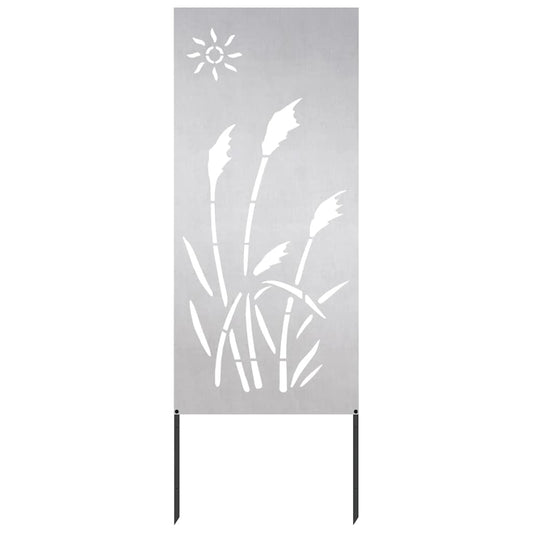 Garten dekoratives Panel Sonstiges Silber 50 x 140 cm Edelstahl