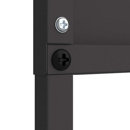 Garten Sichtschutz-Leinwand Schwarz 50 x 140 cm