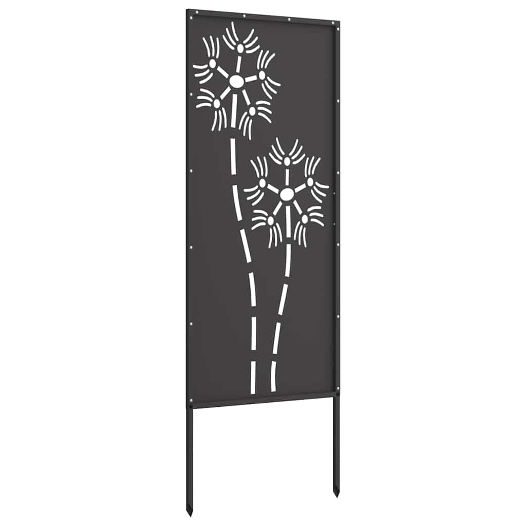 Garten dekoratives Panel Sonstiges Schwarz 50 x 140 cm
