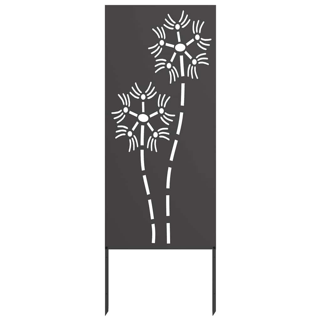 Garten dekoratives Panel Sonstiges Schwarz 50 x 140 cm