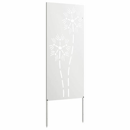 Garten Sichtschutz-Leinwand Weiß 50 x 140 cm