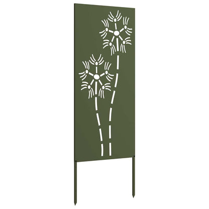 Garten Sichtschutz-Leinwand Olivgrün 50 x 140 cm
