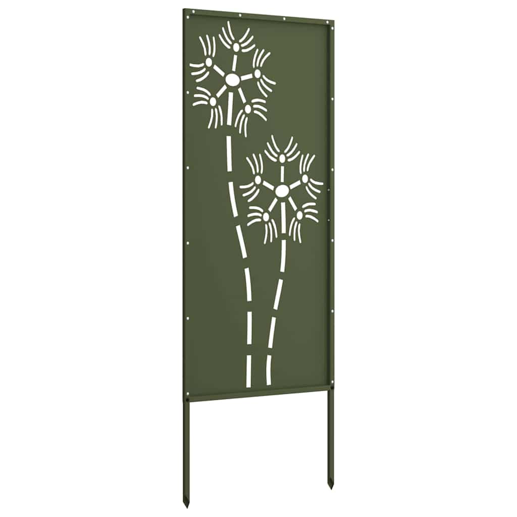 Garten Sichtschutz-Leinwand Olivgrün 50 x 140 cm