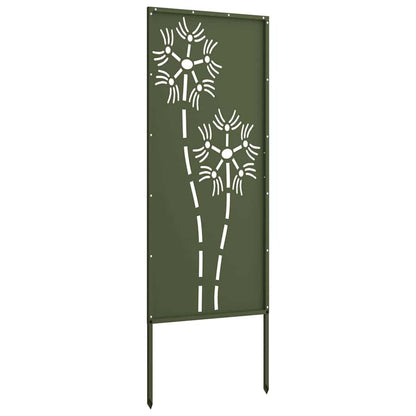 Garten Sichtschutz-Leinwand Olivgrün 50 x 140 cm