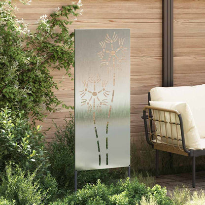Garten dekoratives Panel Sonstiges Silber 50 x 140 cm Edelstahl