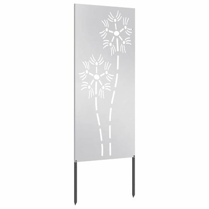 Garten dekoratives Panel Sonstiges Silber 50 x 140 cm Edelstahl