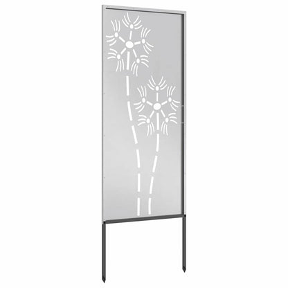 Garten dekoratives Panel Sonstiges Silber 50 x 140 cm Edelstahl