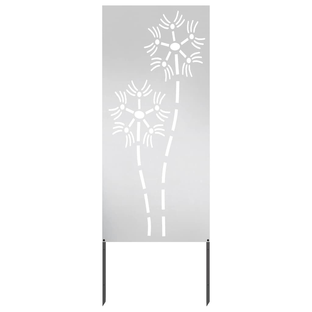 Garten dekoratives Panel Sonstiges Silber 50 x 140 cm Edelstahl
