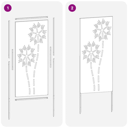Garten dekoratives Panel Sonstiges Rostig 50 x 140 cm
