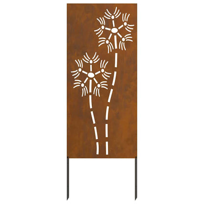 Garten dekoratives Panel Sonstiges Rostig 50 x 140 cm