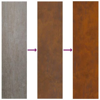 Garten dekoratives Panel Sonstiges Rostig 50 x 140 cm