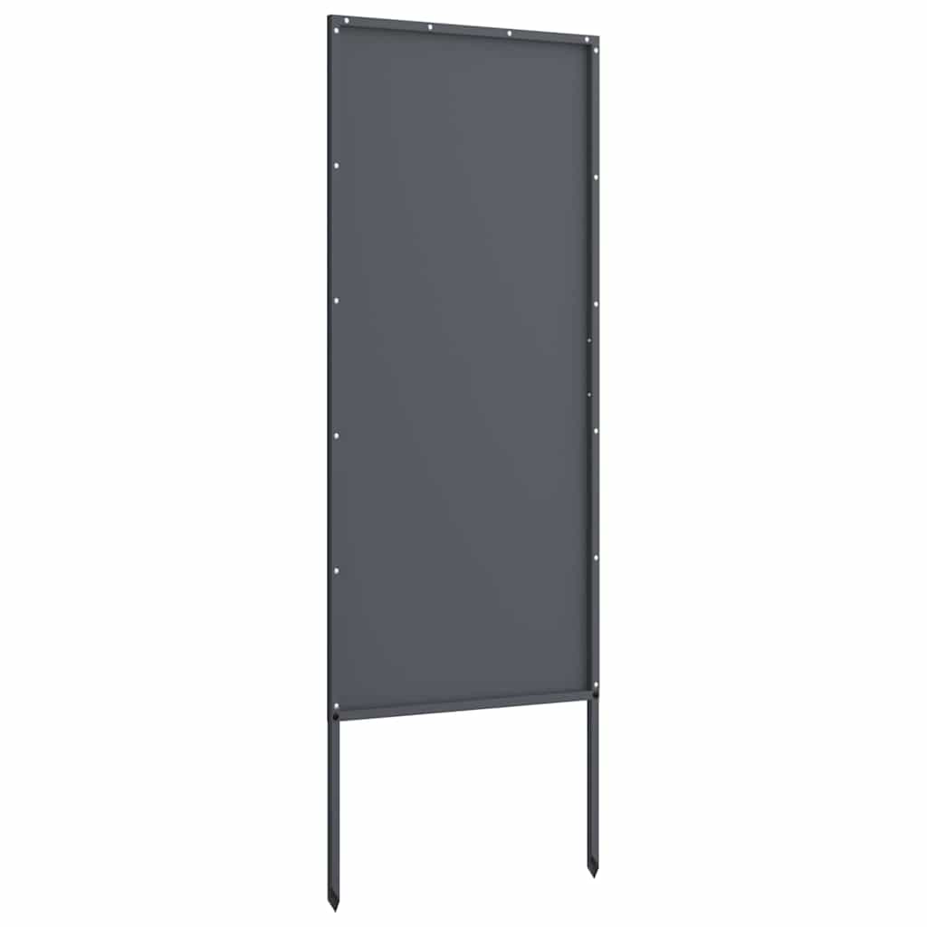 Garten dekoratives Panel Sonstiges Anthrazit 50 x 140 cm
