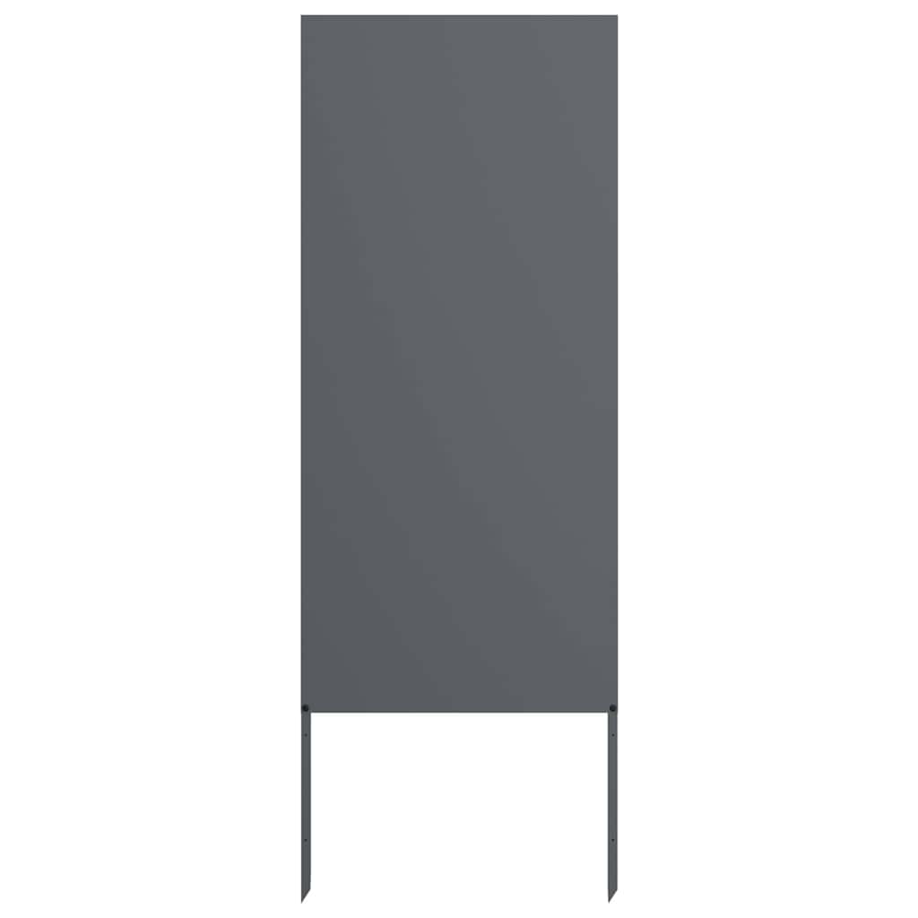 Garten dekoratives Panel Sonstiges Anthrazit 50 x 140 cm