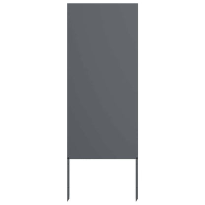 Garten dekoratives Panel Sonstiges Anthrazit 50 x 140 cm