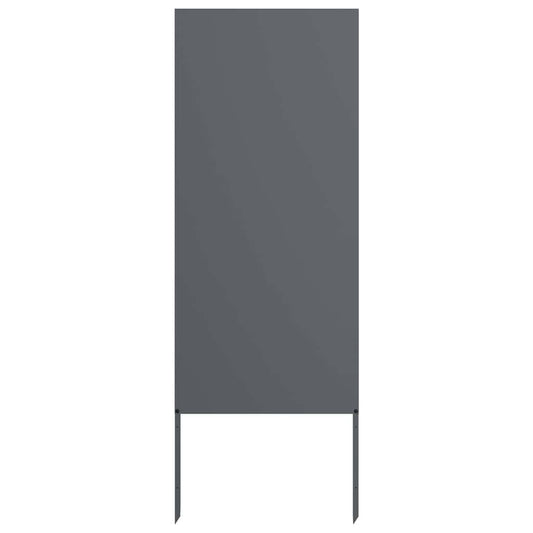 Garten dekoratives Panel Sonstiges Anthrazit 50 x 140 cm