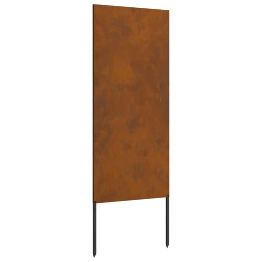 Garten dekoratives Panel Sonstiges Rostig 50 x 140 cm