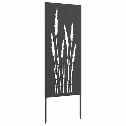 Garten dekoratives Panel Schwarz 50 x 140 cm