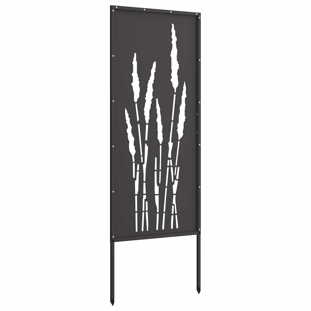 Garten dekoratives Panel Schwarz 50 x 140 cm