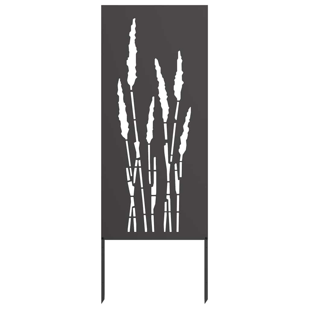 Garten dekoratives Panel Schwarz 50 x 140 cm