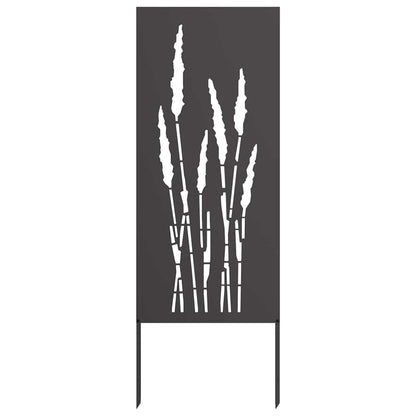 Garten dekoratives Panel Schwarz 50 x 140 cm