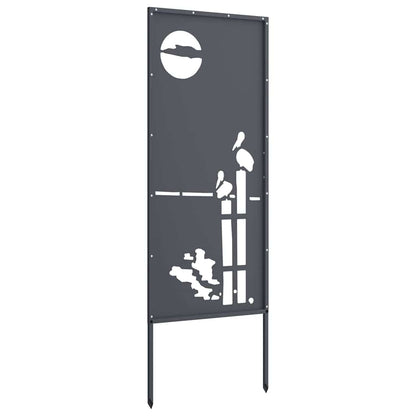 Garten Sichtschutz-Leinwand Anthrazit 50 x 140 cm