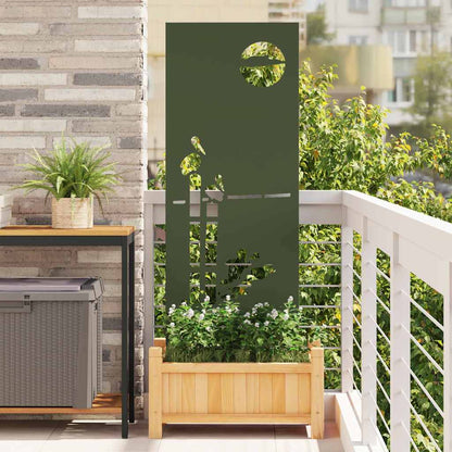 Garten Sichtschutz-Leinwand Olivgrün 50 x 140 cm