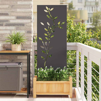 Garten dekoratives Panel Schwarz 50 x 140 cm