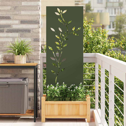 Garten dekoratives Panel Olivgrün 50 x 140 cm