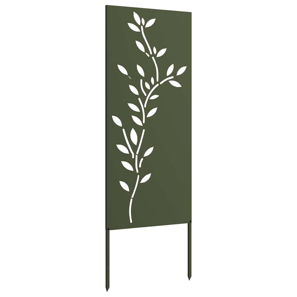 Garten dekoratives Panel Olivgrün 50 x 140 cm