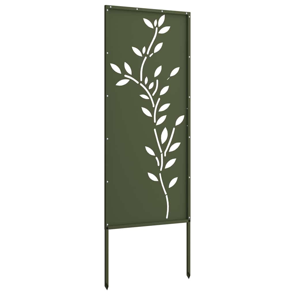 Garten dekoratives Panel Olivgrün 50 x 140 cm