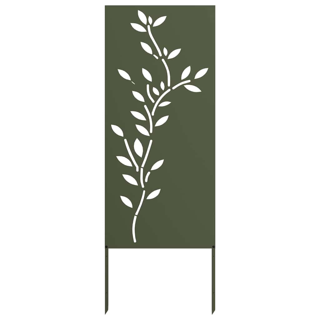 Garten dekoratives Panel Olivgrün 50 x 140 cm