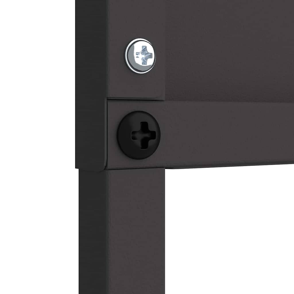Garten dekoratives Panel Schwarz 50 x 140 cm
