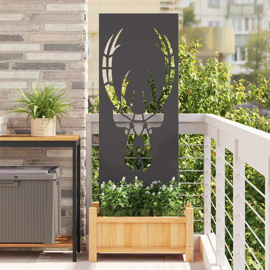 Garten dekoratives Panel Schwarz 50 x 140 cm