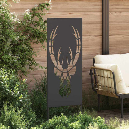 Garten dekoratives Panel Schwarz 50 x 140 cm