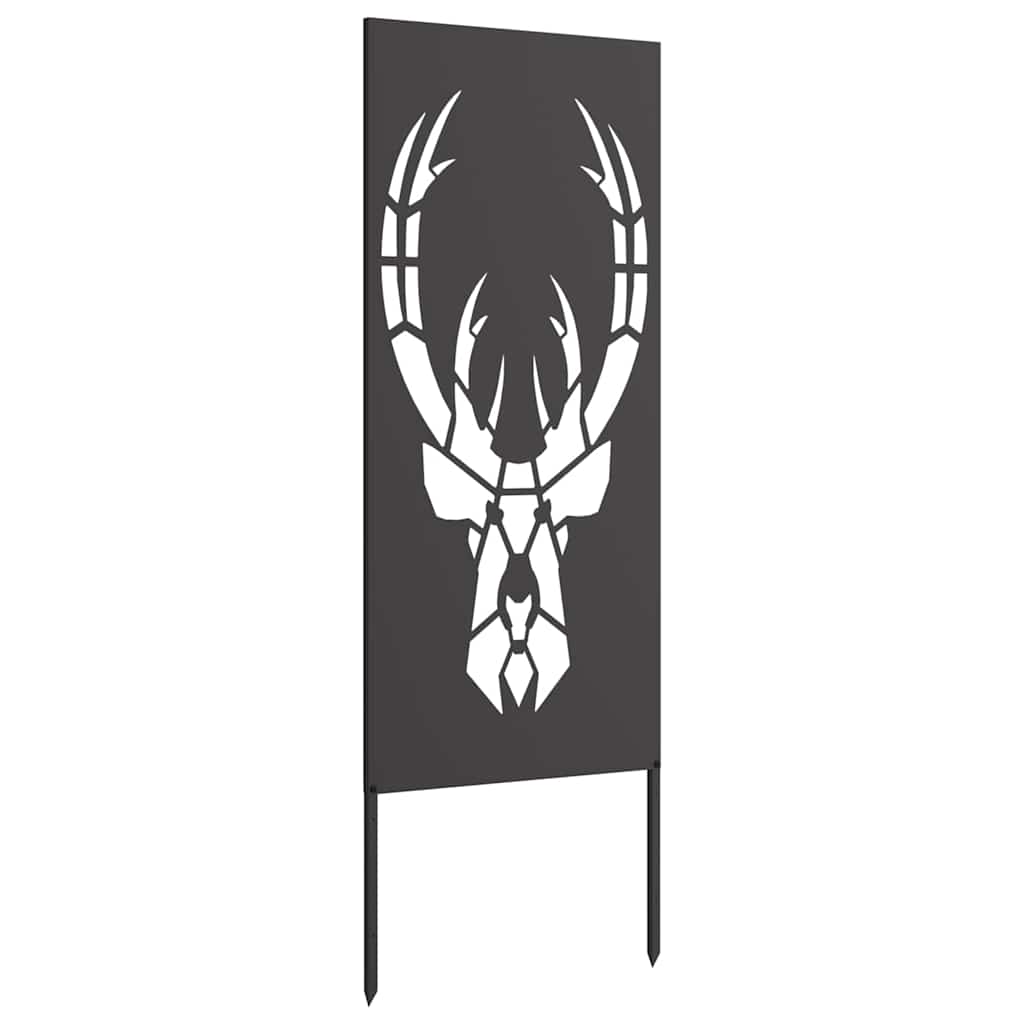 Garten dekoratives Panel Schwarz 50 x 140 cm