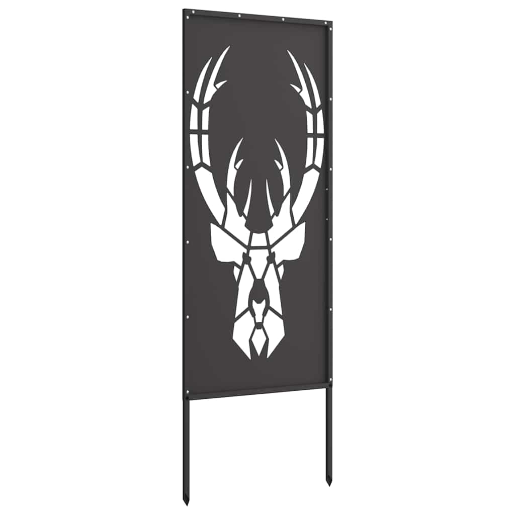 Garten dekoratives Panel Schwarz 50 x 140 cm