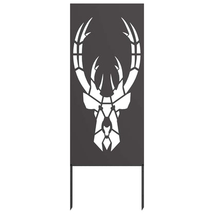 Garten dekoratives Panel Schwarz 50 x 140 cm