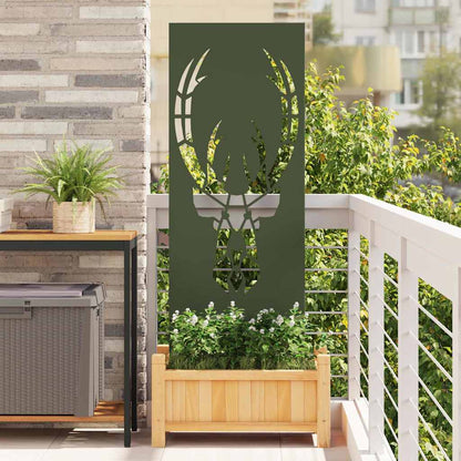 Garten dekoratives Panel Olivgrün 50 x 140 cm