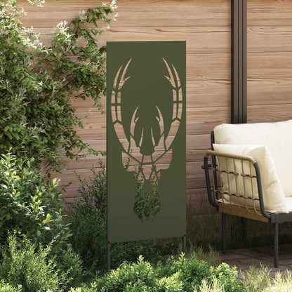 Garten dekoratives Panel Olivgrün 50 x 140 cm