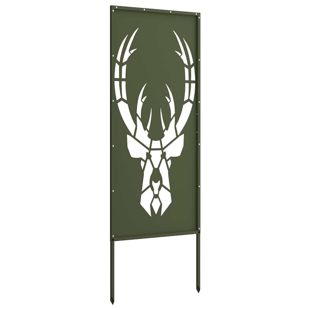 Garten dekoratives Panel Olivgrün 50 x 140 cm
