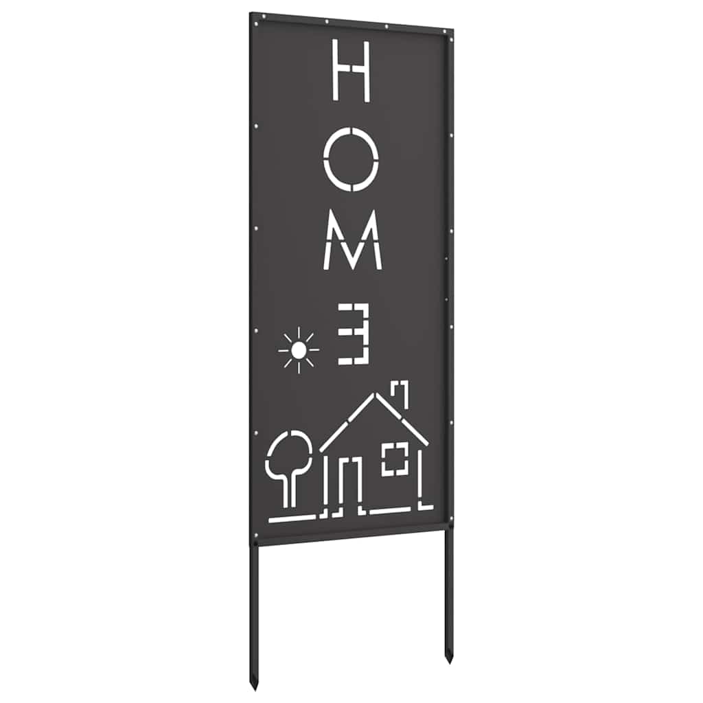 Garten dekoratives Panel Schwarz 50 x 140 cm