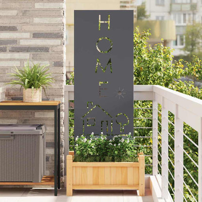 Garten dekoratives Panel Anthrazit 50 x 140 cm