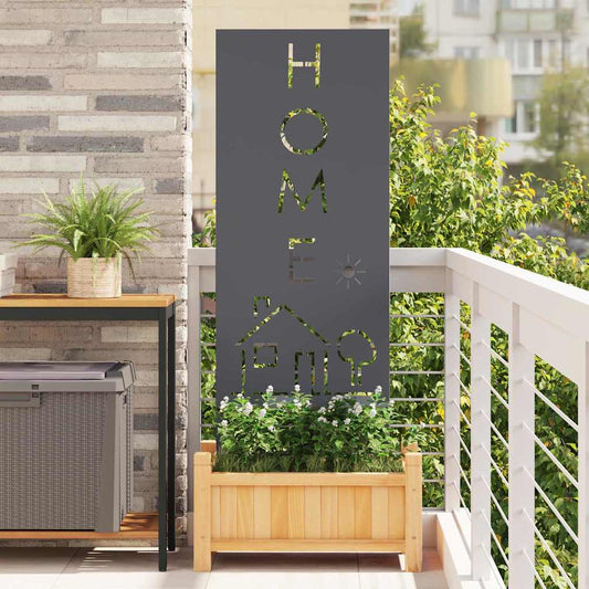 Garten dekoratives Panel Anthrazit 50 x 140 cm