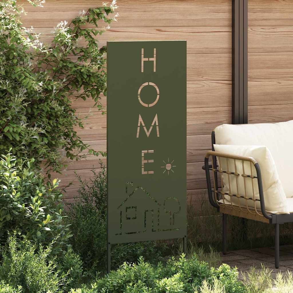 Garten dekoratives Panel Olivgrün 50 x 140 cm