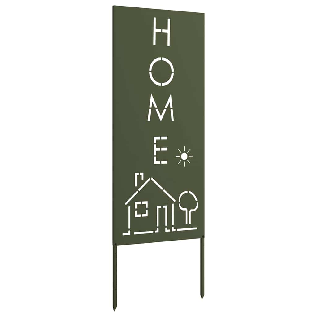 Garten dekoratives Panel Olivgrün 50 x 140 cm