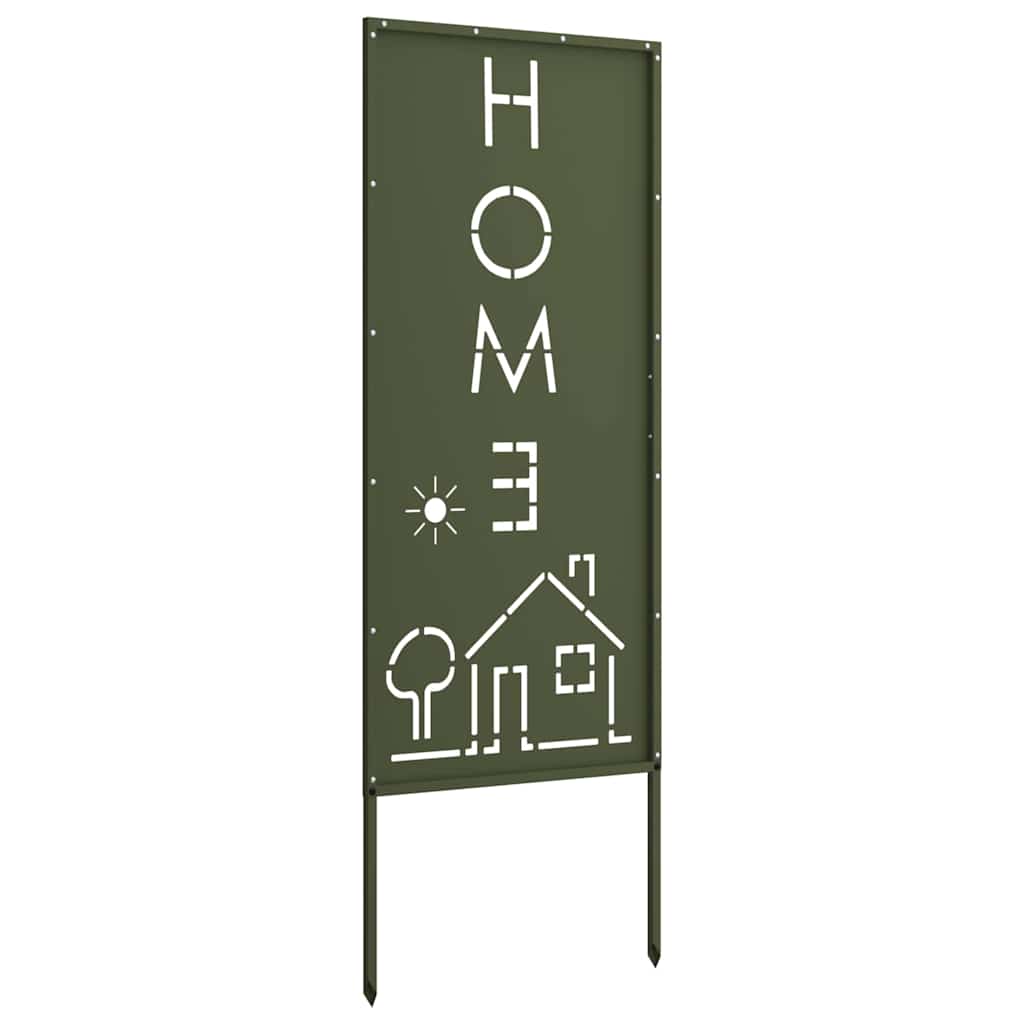 Garten dekoratives Panel Olivgrün 50 x 140 cm