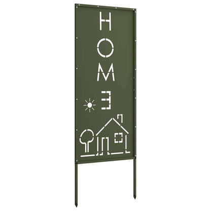 Garten dekoratives Panel Olivgrün 50 x 140 cm