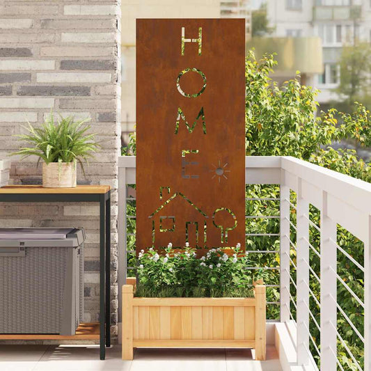 Garten dekoratives Panel Rostig 50 x 140 cm