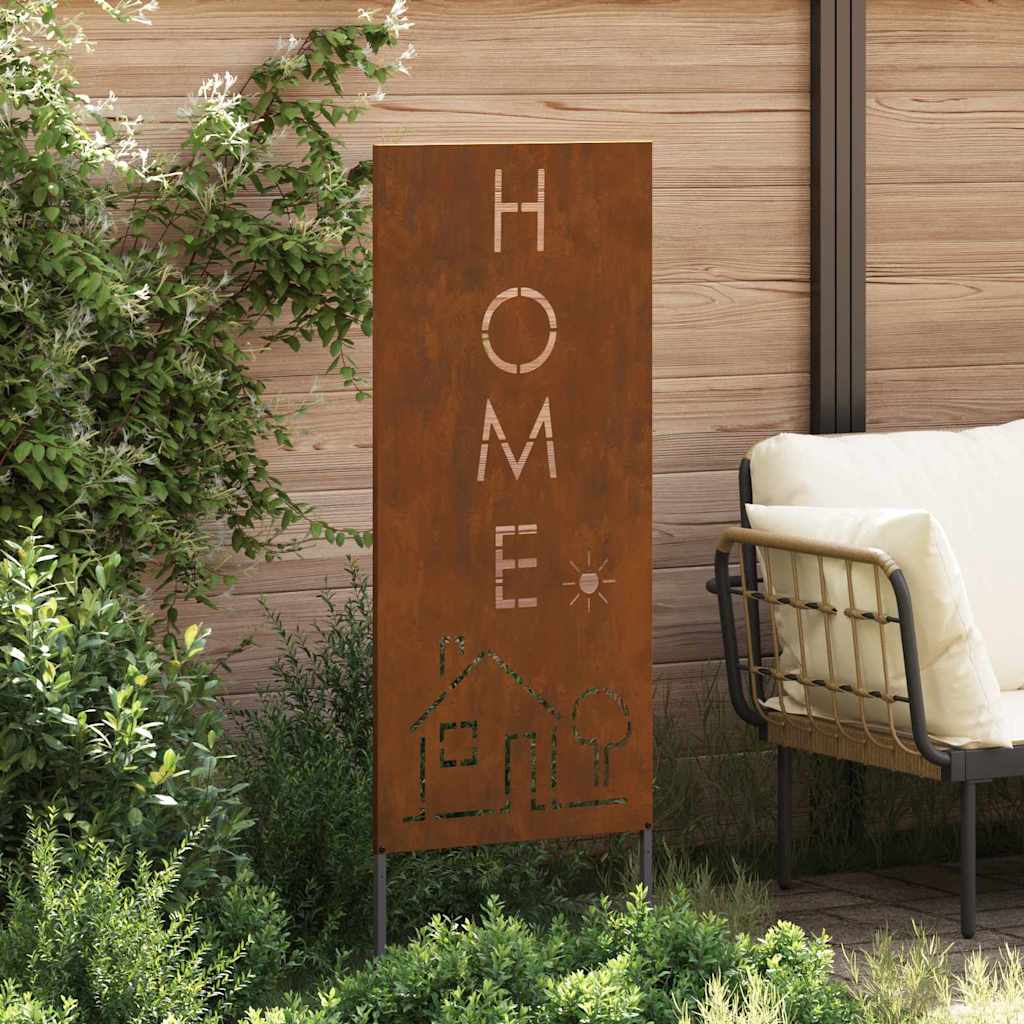 Garten dekoratives Panel Rostig 50 x 140 cm